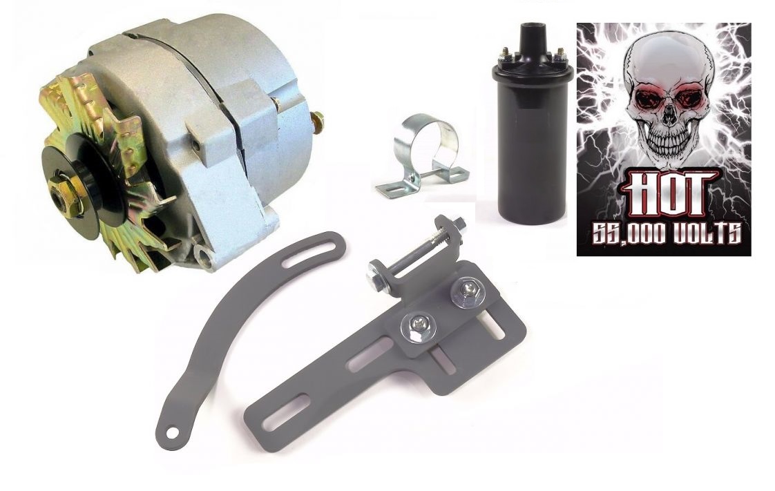 12 Volt Alternator Conversion Kit and Hot Coil IH